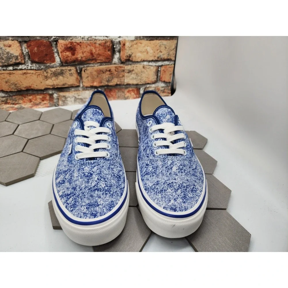 VANS ANAHEIM FACTORY Authentic 44 DX Men's Sz‎ 13 Blue Acid Wash sneakers